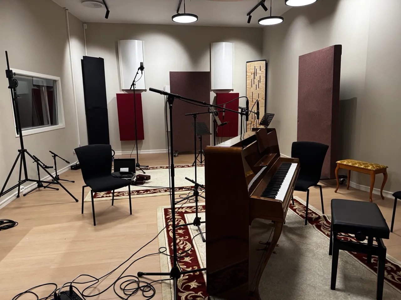 Hovedstudioet til Mobula Music — stor innspillingssal for band, ensemble og vokalist